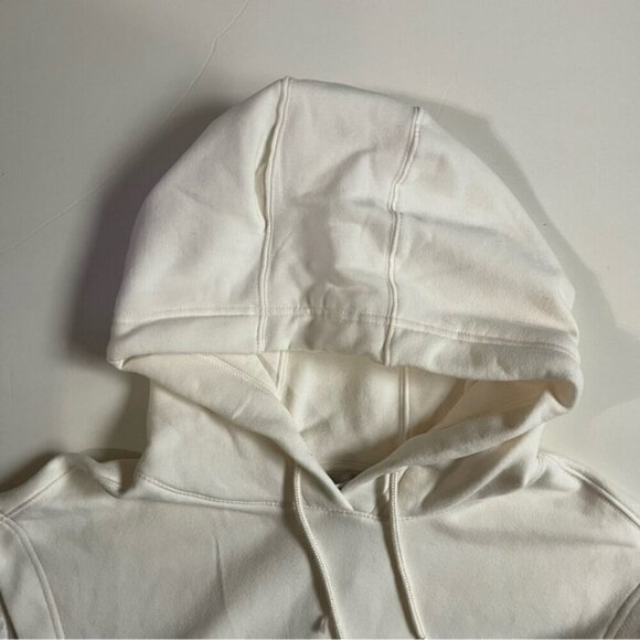 NEW Athleta Ivory Retroplush Sweatshirt US M - Picture 4 of 8